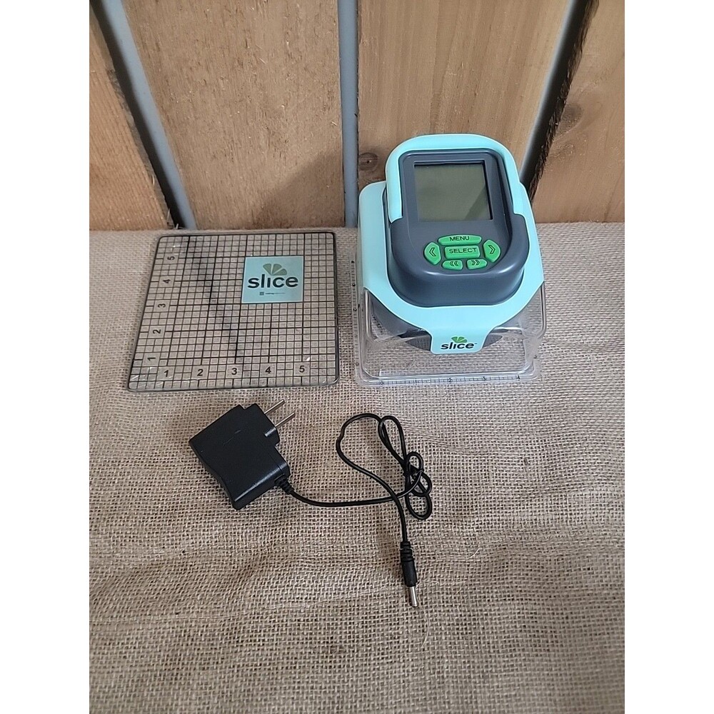 Slice Digital Die Cutting Machine with Power Adapter & Cutting Mat - Great Cond